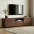 Hanah Home Έπιπλο Τηλεόρασης Milano Walnut 160x30x42cm Sentinel 241NRD1354