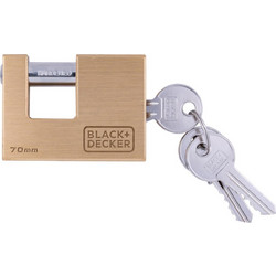 Λουκέτο Μπαγιονέτ 70mm Ορειχάλκινο BLACK+DECKER