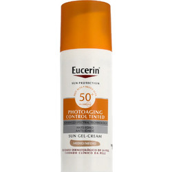 Eucerin Photoaging Control CC Medium Waterproof Αντηλιακή Κρέμα Προσώπου Αντιγηραντική με Χρώμα SPF50+ 50ml