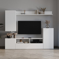 Σύνθεση τηλεόρασης Rodos Megapap χρώμα λευκό 210,2x36x90,4εκ