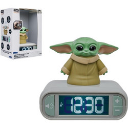 Lexibook - DISNEY STAR WARS Grogu Digital Alarm Clock with 3D (RL800SW)