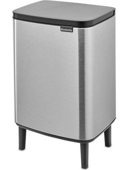 Brabantia Bo Small Hi Κάδος Απορριμμάτων Πλαστικός Ασημί 12lt 22 72 64