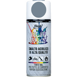 Saratoga Happy Acrilico Σπρέι Βαφής Ral7001 Μέσο Γκρι Gloss 400ml