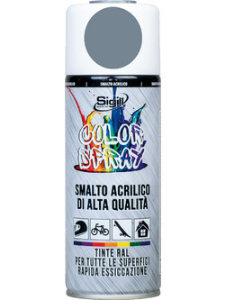 Saratoga Happy Acrilico Σπρέι Βαφής Ral7001 Μέσο Γκρι Gloss 400ml