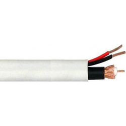 Κάμερα Cable 100M/Roll Cctv Mini RG59/2x 2.50mm2, 75 ohm, White, 100m