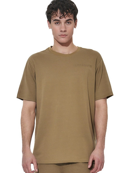BODY ACTION MEN'S REGULAR FIT TECH PIQUE T-SHIRT