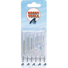 HSS COBALT MINI DRILL BITS (6 PCS ) - 0.4 / 0.6 / 0.7 / 0.8 / 0.9 / 1.00 mm - ARTESANIA