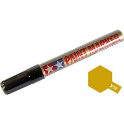 X-12 PAINT MARKER (ENAMEL ) GOLD - TAMIYA 89012
