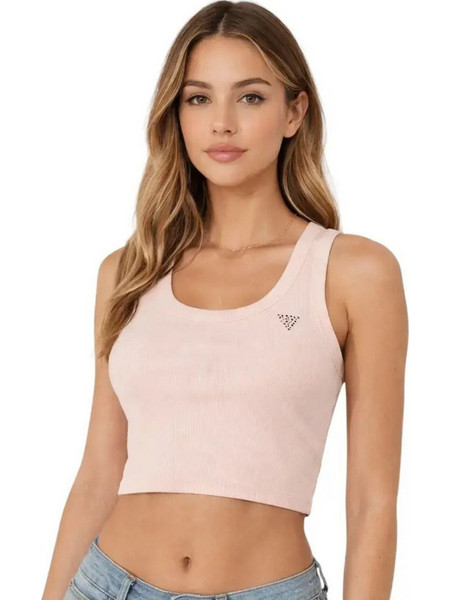 Guess Γυναικείο Top V6GP07K2987-G63M Ροζ