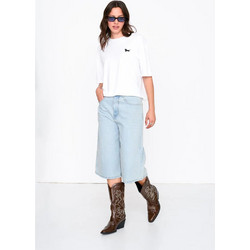 24Colours Baggy Jean Shorts