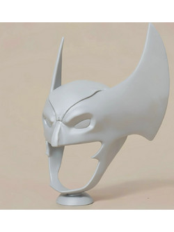 Άβαφη 3D Φιγούρα Cosplay Wolverine Cowl Marvel Capcom Wearable για Βάψιμο DIY (Δώρο τα Χρώματα)