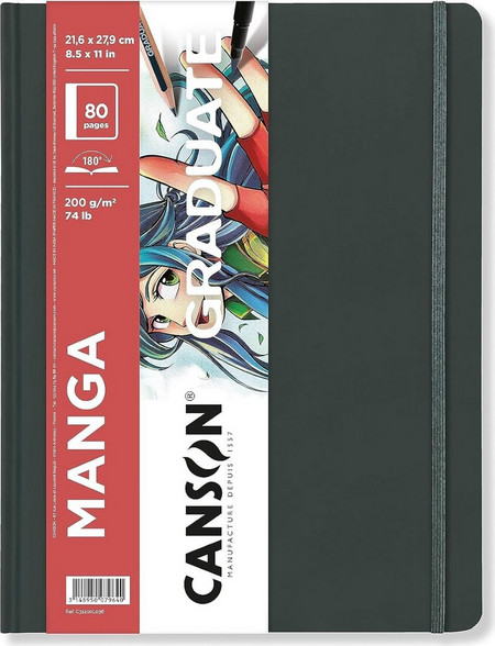 Graduate Canson Manga Book 200gr 21.6x27.cm 80pages