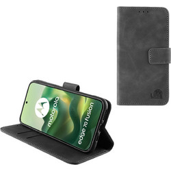 Lime Essential Wallet Θήκη Γκρι (Motorola Edge 70 Fusion 5G 6.78in)