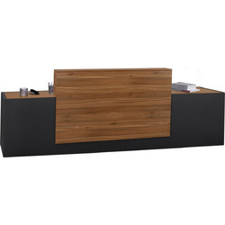 HomeMarkt Supreme Γραφείο Reception Ξύλινο 328x63x108cm HM2359