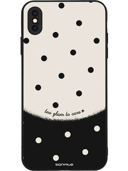 Sonique Delulu Polka Era Series Back Cover Too Glam (iPhone XS Max)
