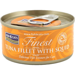 Fish4Cats Finest Adult with Tuna & Squid 70gr