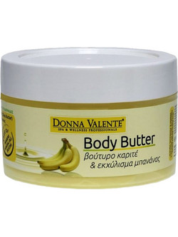 Donna Valente Karite & Banana Ενυδατικό Butter Σώματος 500ml