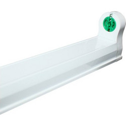 Aca Light ΦΩΤΙΣΤΙΚΟ ΓΙΑ ΛΑΜΠΤΗΡΑ LED 1xT8 ΑΛΟΥΜΙΝΙΟ IP20 1200x34x15mm