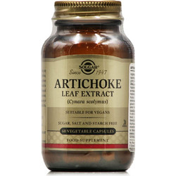 Solgar Artichoke Leaf Extract Φυτικές Ίνες 60 Κάψουλες