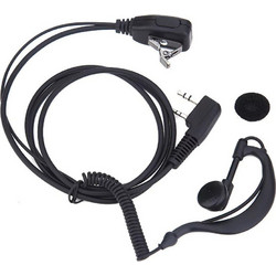 Handsfree Spiral Μικροακουστικό Πέτου για Πομποδέκτες Baofeng 2pin