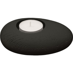 Βάση Ρεσό Candle Πολυρεσίνη - Μαύρο 8,4x3,7x11,7 εκ