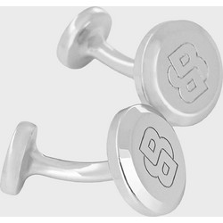 Μανικετόκουμπα BOSS B-LOGOBB-CUF Silver