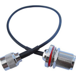 E-zy Pigtail EZ-RPTNCP2NB25 RP-TNC Plug to N-Type Bulkhead 25cm