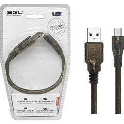 Αντάπτορας καλώδιο - USB-A male/Micro USB - 13S-01 - 20cm - 098104