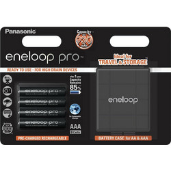 Panasonic Eneloop Pro AAA 930mAh 4τμχ with Case