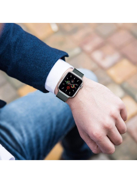 Tech-Protect Milanese Λουράκι Μεταλλικό Black (Apple Watch 38 / 40 / 41mm)