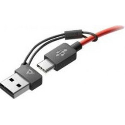 POLY BLACKWIRE 3200 USB-C INLINE CONTROLS USB-C/A ADAPTER