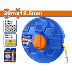 Wadfow WMT2520 Μετροταινία με Αυτόματη Επαναφορά 12.5mm x 20m