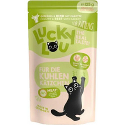 Lucky Lou LifeStage Kitten with Poultry, Beef & Carrot 125gr