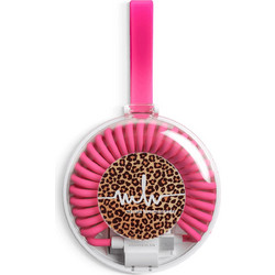 Vonmahlen Allroundo(R) MFI Όλα σε 1 Charging Cable (microUSB / USB-C / Lightning) Καλώδιο δεδομένων (50 cm - Leopard Pink)
