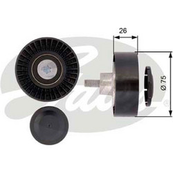 Gates Τροχαλία παρέκκλισης, Ιμάντας poly-V - T36385