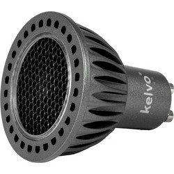 kelvo(R) KYRON DARK 36 KLV-103-0010 Σποτ GU10 MR16 με Honeycomb Anti-Glare Reflector LED 7W 840lm CRI (Ra) 90 36 AC 220-240V IP20 Φυσικό Λευκό 4500K Dimmable - Bridgelux COB Chip - Γκρι Ανθρακί & Μαύρ