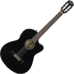 FENDER CN-140SCE Nylon Thinline Black Hλεκτροκλασική Κιθάρα