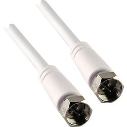 Schwaiger Καλώδιο Κεραίας Coax male - Coax female Λευκό 10m (KVC299052) 1τμχ