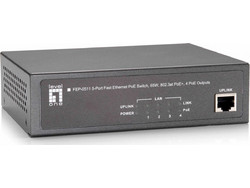 LevelOne FEP-0511 Unmanaged L2 Switch με 5 Θύρες Ethernet 100Mbps