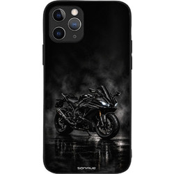Sonique Men's Edition Back Cover με Σχέδιο «Black Ride» (iPhone 11 Pro)