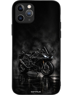 Sonique Men's Edition Back Cover με Σχέδιο «Black Ride» (iPhone 11 Pro)