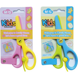 M&G Παιδικό Ψαλίδι Πλαστικό Elastic Force 13.5cm Μπλε