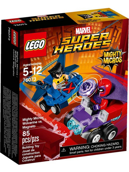 Lego Marvel Super Heroes Mighty Micros Volverine Vs Magneto 76073