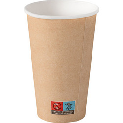 Ποτήρι Χάρτινο 400ml 50 τεμ. Κραφτ