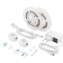 Σετ Ταινίας LED SMD2835 Θερμό Λευκό 2x1.2m 6W IP65 12V με αισθητήρα κίνησης 145-70020 Eurolamp