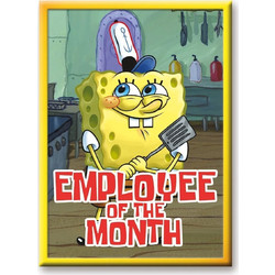 Spongebob Squarepants - Employee of the Month - Magnet (6.3x8.9cm)