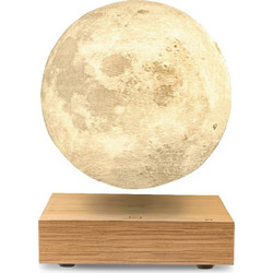 GINGKO Smart Moon Lamp Natural White Ash Wood