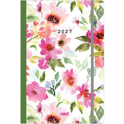 Next ημερολόγιο 2027 Trends Flowers ημερήσιο flexi με λάστιχο 14x21εκ. Με σχέδια