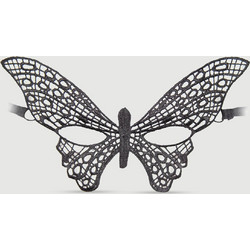 Δαντελωτή Μάσκα Ματιών Πεταλούδα Lace Butterfly Eye Mask - Μαύρο
