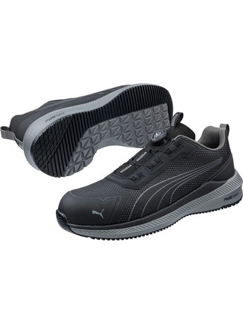 Παπούτσια Ασφαλείας Χωρίς Μέταλλο Μαύρο - Puma Slide Disc Low S1PS ESD FO HRO SR Black